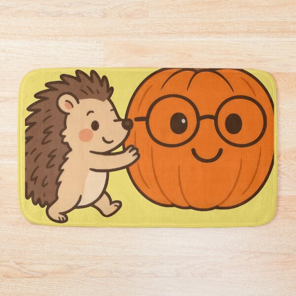 Item preview, A Hedgehog's Hug for a Wise Pumpkin Friend designed and sold by IraBum.