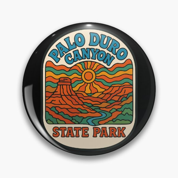 Item preview, Palo Duro Canyon State Park Texas Trippy Retro designed and sold by TomFrontierArt.