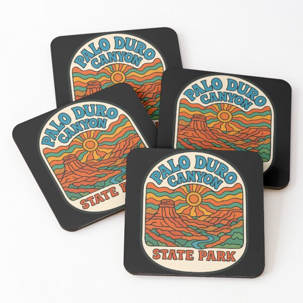 Item preview, Palo Duro Canyon State Park Texas Trippy Retro designed and sold by TomFrontierArt.