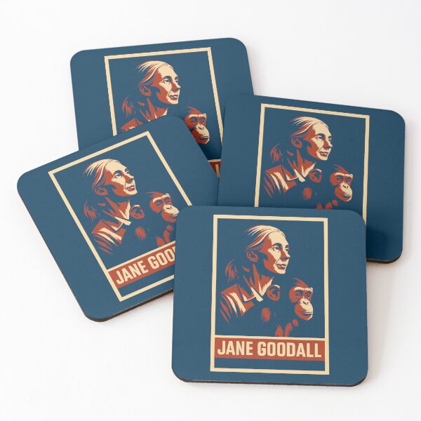 Item preview, Jane Goodall designed and sold by Anniko Art Studio.
