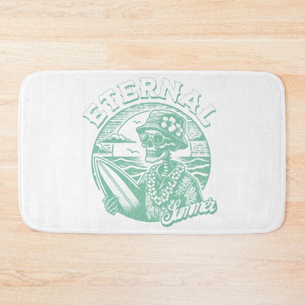 Item preview, Eternal Summer Skeleton Beach Logo – Vintage Surf Design designed and sold by ldjcustomdesign.