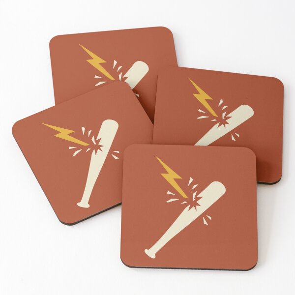 Item preview, The Natural Baseball Bat & Lightning Bolt Design designed and sold by BackstopAndCo.