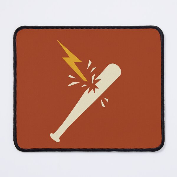 Item preview, The Natural Baseball Bat & Lightning Bolt Design designed and sold by BackstopAndCo.
