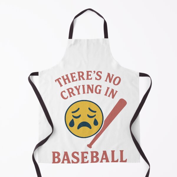 Item preview, There’s No Crying in Baseball – A League of Their Own Quote Design designed and sold by BackstopAndCo.