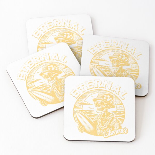 Item preview, Eternal Summer Skeleton Beach Logo – Vintage Surf Design designed and sold by ldjcustomdesign.