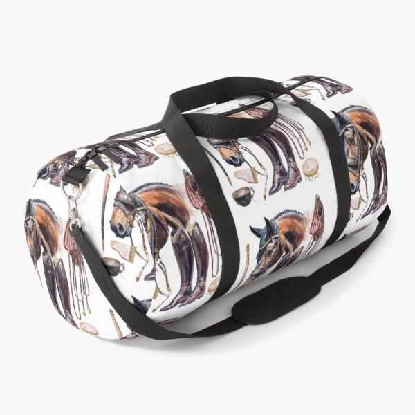 Item preview, Equestrian Elegance Watercolor Horse and Riding Gear designed and sold by Anastasiia Yurevych.