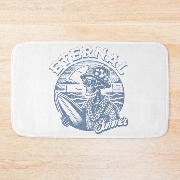 Item preview, Eternal Summer Skeleton Beach Logo – Vintage Surf Design designed and sold by ldjcustomdesign.