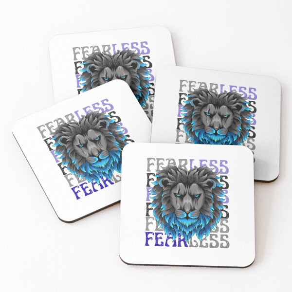 Item preview, Fearless Lion Head - Courage & Bravery designed and sold by Taha Art Designs.