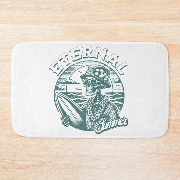 Item preview, Eternal Summer Skeleton Beach Logo – Vintage Surf Design designed and sold by ldjcustomdesign.