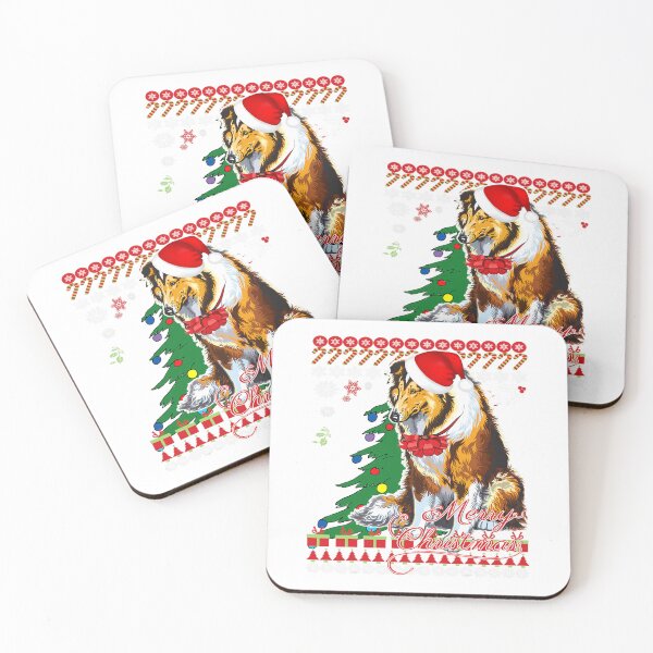 Item preview, Rough Collie Christmas Sweater 		 designed and sold by lasahrolangd.