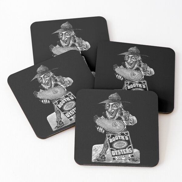 Item preview, Booth's Oysters Woodcut designed and sold by mamiespaw.