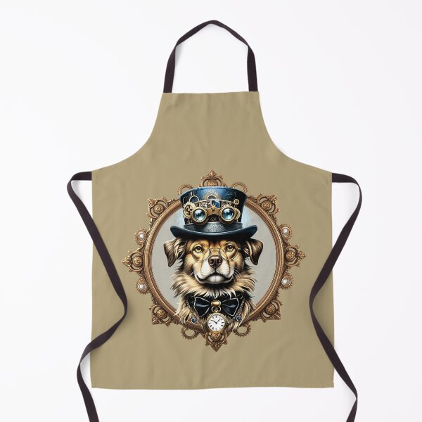 Item preview, Steampunk Dog Print. Victorian Dog in Top. designed and sold by KojourinArt.