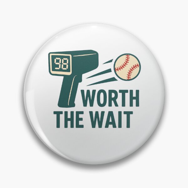 Item preview, Worth the Wait – The Rookie Baseball Movie Tribute designed and sold by BackstopAndCo.