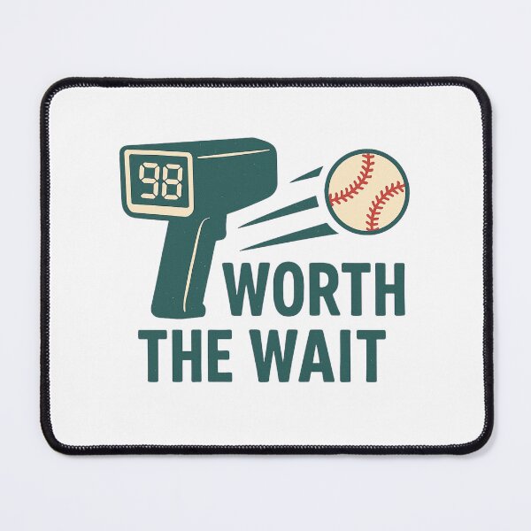 Item preview, Worth the Wait – The Rookie Baseball Movie Tribute designed and sold by BackstopAndCo.