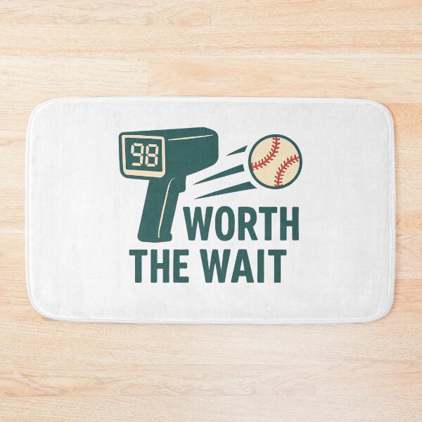 Item preview, Worth the Wait – The Rookie Baseball Movie Tribute designed and sold by BackstopAndCo.