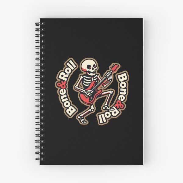 Item preview, Guitarrista esqueleto – Bone & Roll designed and sold by Dazzlement.