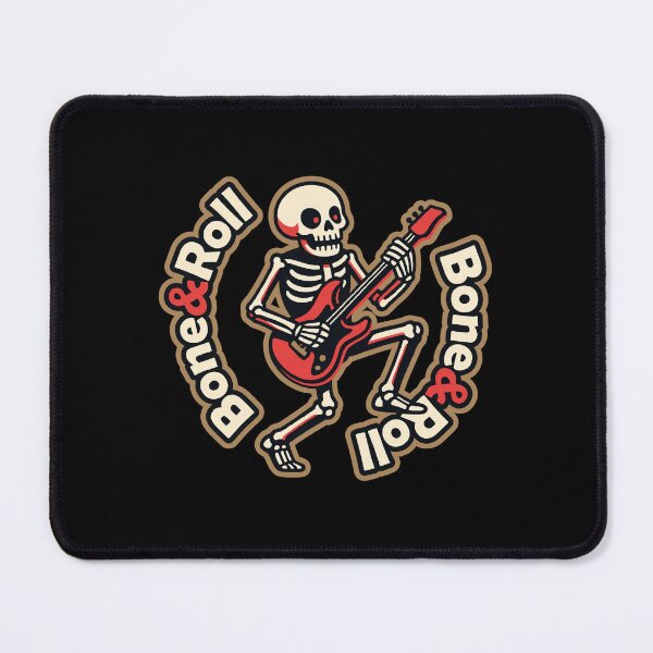 Item preview, Skeleton Guitarist – Bone & Roll designed and sold by Dazzlement.