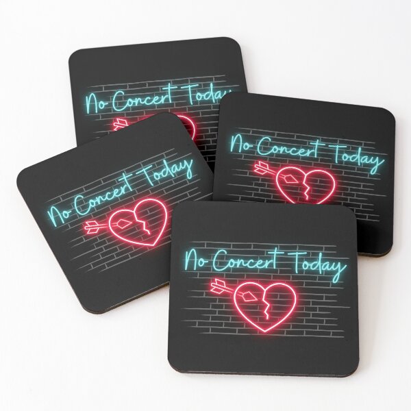 Item preview, No Concert Today Neon Broken Heart Design designed and sold by PROPera-design.