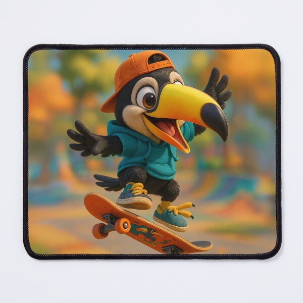Item preview, Skater Channel-Billed Toucan designed and sold by Sillytoe.