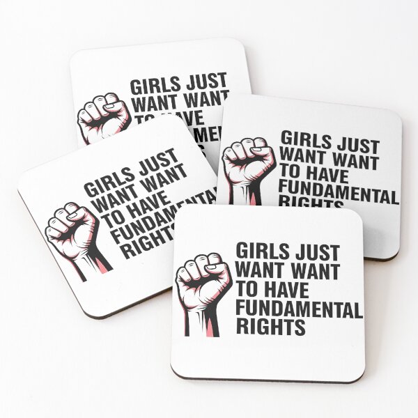 Item preview, Girls Just Want to Have Fundamental Rights – Feminist Power Fist Equality designed and sold by Jaanussar.