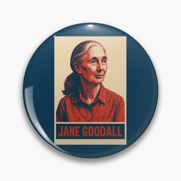 Item preview, Jane Goodall Portrait designed and sold by Anniko Art Studio.