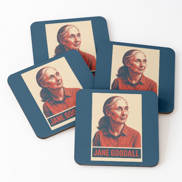 Item preview, Jane Goodall Portrait designed and sold by Anniko Art Studio.