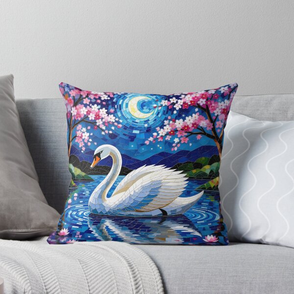 Item preview, Swan Under A Starry Night Sky designed and sold by debbiedwarika.