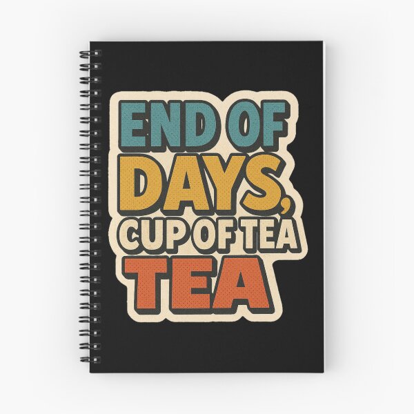 Item preview, Funny Apocalypse Quote Sticker – Retro Comic End of Days Tea Joke, Cozy Dark Humor Aesthetic designed and sold by JacobKAurumhead.