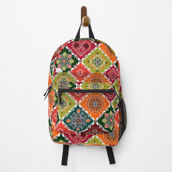 Item preview, Colorful Rajasthani Bandhani Pattern – Traditional Indian Art designed and sold by Kruti Collection.
