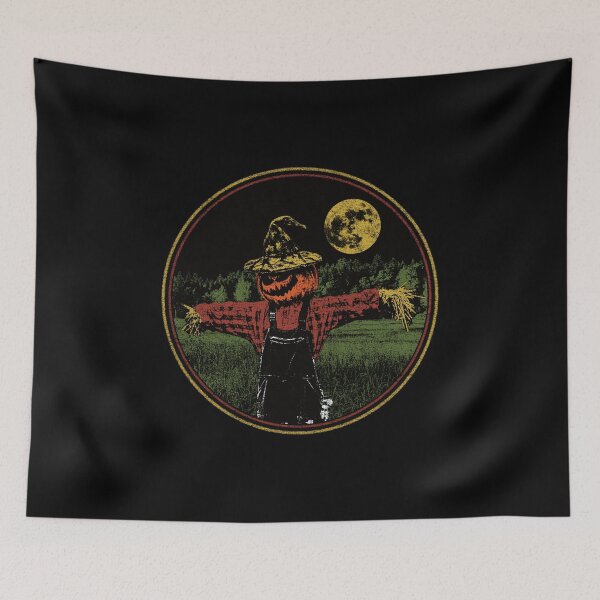 Item preview, Silent Harvest – Creepy Scarecrow Artwork designed and sold by jagatdsgn.