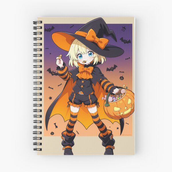 Item preview, Cute Blonde Anime Witch – Halloween Candy Magic Art designed and sold by S-Viirgo.