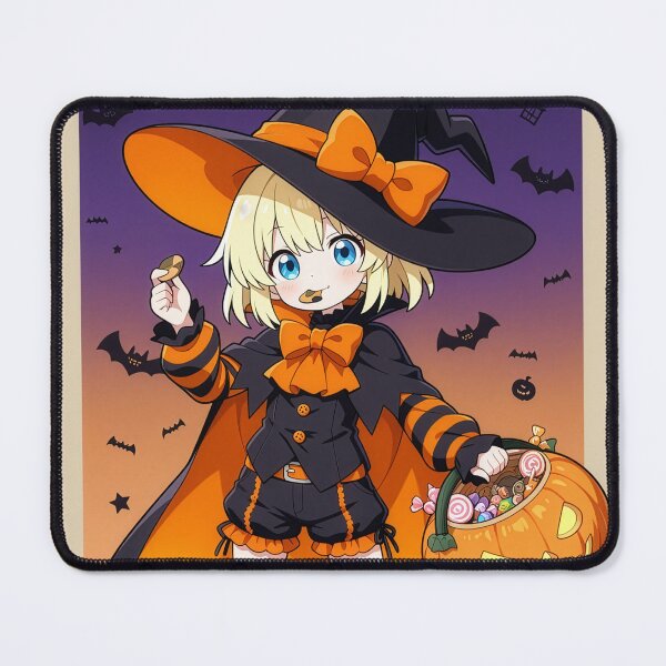 Item preview, Cute Blonde Anime Witch – Halloween Candy Magic Art designed and sold by S-Viirgo.