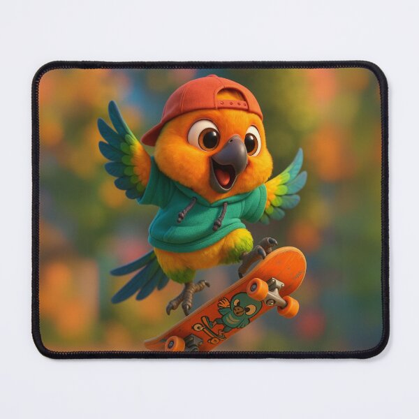 Item preview, Skater Conure Parrot designed and sold by Sillytoe.