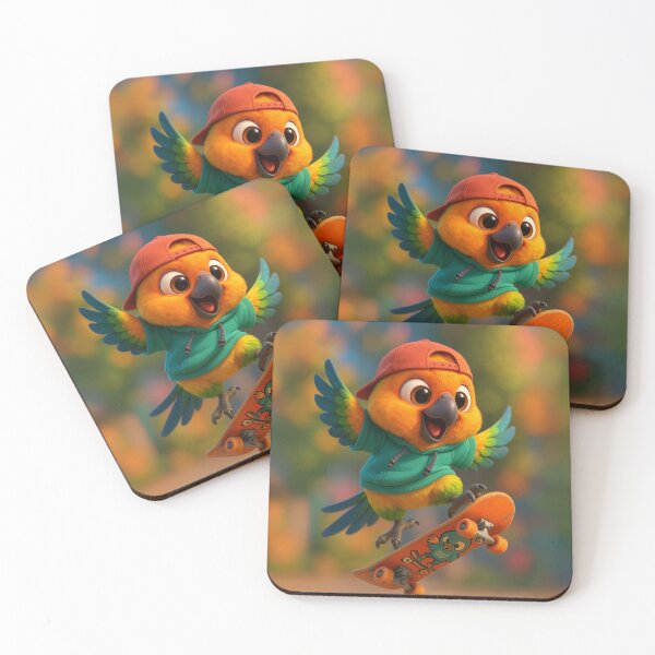 Item preview, Skater Conure Parrot designed and sold by Sillytoe.