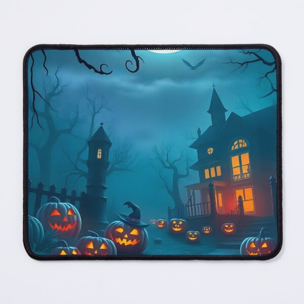 Item preview, Moonlit Gathering of Pumpkins Jigsaw designed and sold by ArtComixHaven.