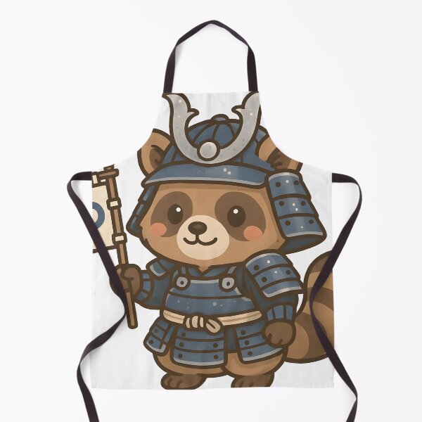 Item preview, Brave Samurai Raccoon designed and sold by ArtsyWishesShop.