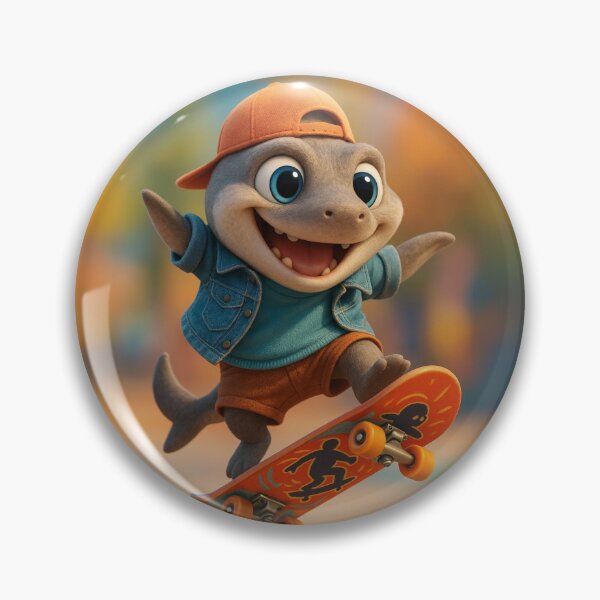 Item preview, Skater Cookiecutter Shark designed and sold by Sillytoe.