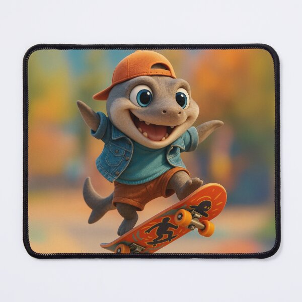 Item preview, Skater Cookiecutter Shark designed and sold by Sillytoe.