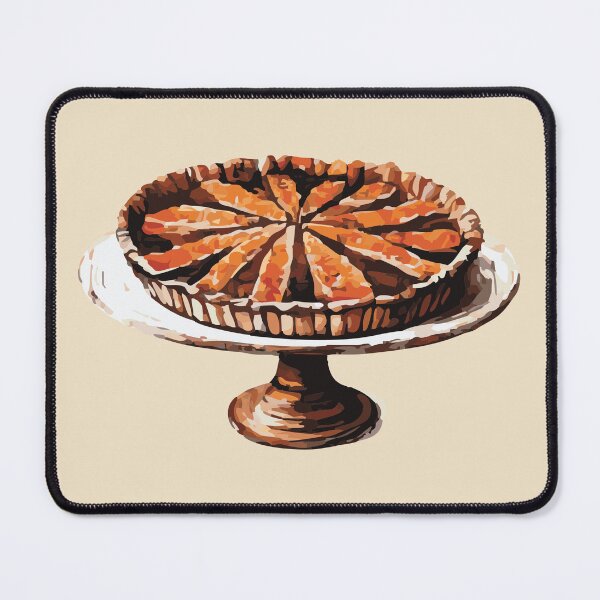 Item preview, Rustic Fall Pie – Cozy Autumn Dessert Watercolor Art by Anne Brooke Art designed and sold by Anne Brooke Art.