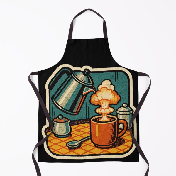 Item preview, Retro Coffee Explosion Sticker – Funny Morning Humor, Atomic Coffee Mug, Cozy Apocalypse Aesthetic designed and sold by JacobKAurumhead.