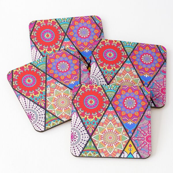 Item preview, Vibrant Mandala Patterns in Colorful Geometric Design designed and sold by Kruti Collection.