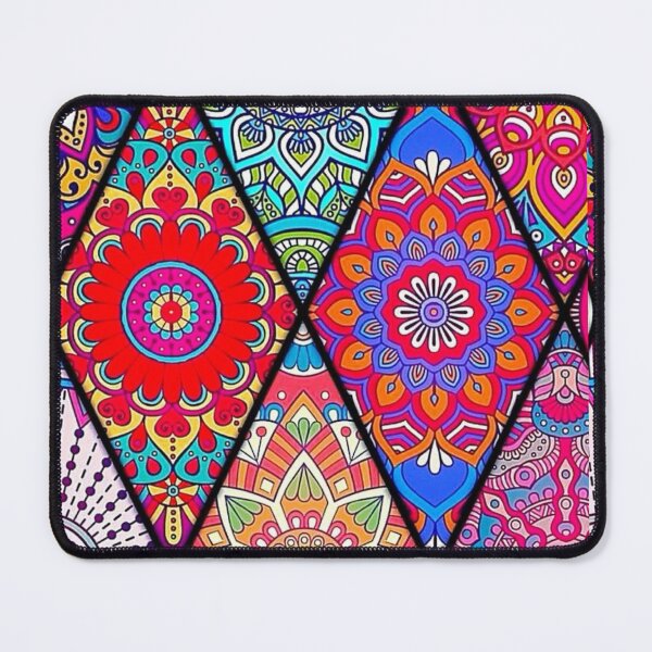Item preview, Vibrant Mandala Patterns in Colorful Geometric Design designed and sold by Kruti Collection.