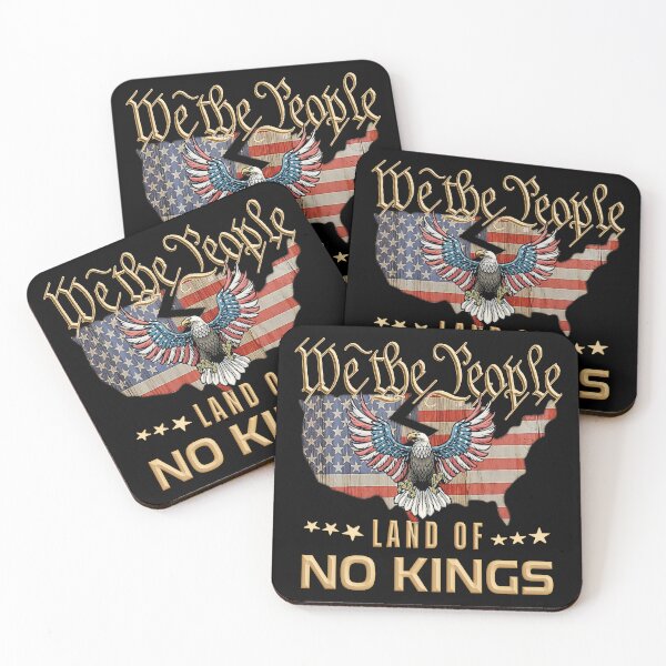Item preview, No Kings In America, Democracy, We The People designed and sold by gear-posters.