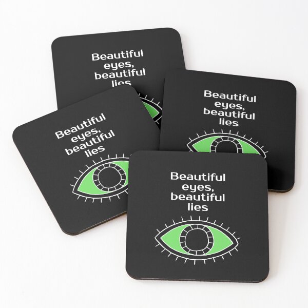 Item preview, Beautiful Eyes Beautiful Lies – Thoughtful Quote Tee designed and sold by Giota29.