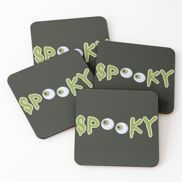 Item preview, Spooky Creepy Text with Creepy Eyes designed and sold by Furkan Al-Gburi.