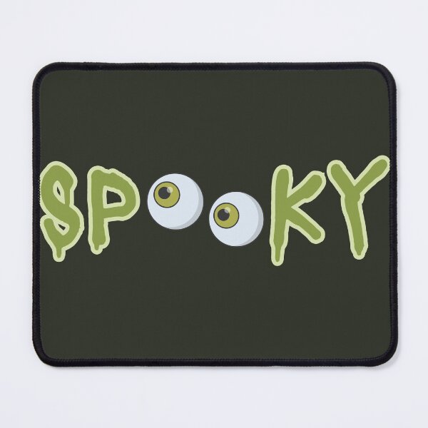 Item preview, Spooky Creepy Text with Creepy Eyes designed and sold by Furkan Al-Gburi.