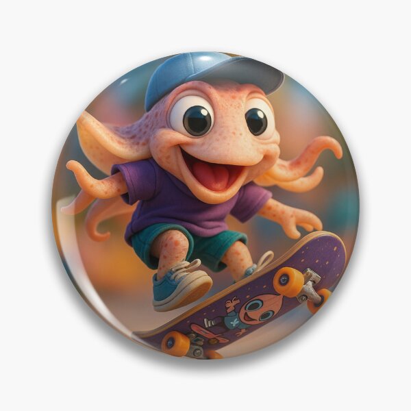Item preview, Skater Cuttlefish  designed and sold by Sillytoe.
