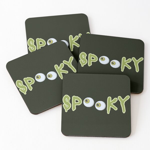 Item preview, Spooky Creepy Text with Creepy Eyes designed and sold by Furkan Al-Gburi.