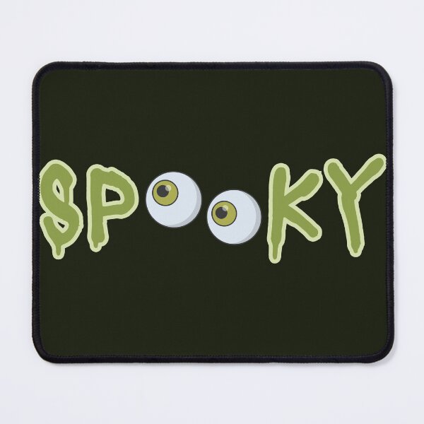 Item preview, Spooky Creepy Text with Creepy Eyes designed and sold by Furkan Al-Gburi.