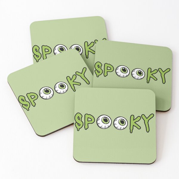 Item preview, Spooky Creepy Text with Creepy Eyes designed and sold by Furkan Al-Gburi.